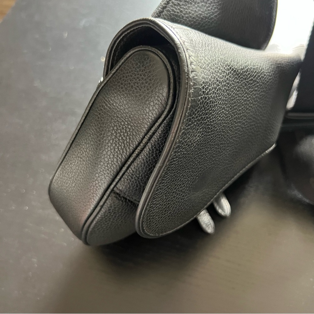 Dior Mens Black Saddle Bag - Picture 10 of 17